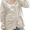 71gr1o6xgIL._AC_SL1500 Women's Raincoats Lightweight Waterproof Windproof Adjustable Windbreaker Rain Jackets Hooded with Pockets S-XXL