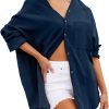 Womens Bathing Suit Cover Up Bikini Swimsuit Coverup Beach Cover Ups Button Down Shirts for Women