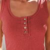 71iKchT96lL._AC_SL1500 3 Pack Women Tank Tops Ribbed Summer Casual Sleeveless Basic Cami Top Slim Henley Button Down Blouses