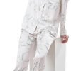 Women's Silky Satin Pajamas Set Long sleeve and Pants Sleepwear Soft and Comfy Button Down Loungewear Relaxed Fit