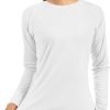 71lRXr6sjfL._AC_SL1500 Women's Long Sleeve UPF 50+ UV Sun Protection Shirts Rash Guard Swim T-Shirt/Hoodie Quick Dry for Outdoor Hiking