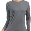 71n9uXeoyuL._AC_SL1500 Women's Long Sleeve UPF 50+ UV Sun Protection Shirts Rash Guard Swim T-Shirt/Hoodie Quick Dry for Outdoor Hiking