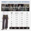 71qBXxEyOKL._AC_SL1500 Women's Hiking Cargo Pants Joggers Cotton Casual Military Army Combat Work Pants with 7 Pockets