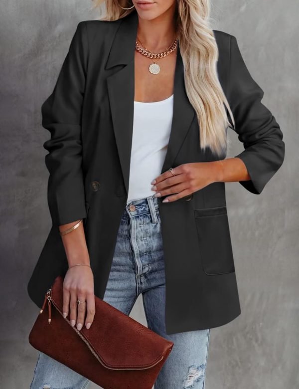 71we2tCe8yL._AC_SL1500 Womens Casual Blazers Oversized Open Front Cardigan Long Sleeve Work Office Blazer Jackets S-XXL