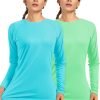 71zlmzZYPrL._AC_SL1500 Women's Long Sleeve UPF 50+ UV Sun Protection Shirts Rash Guard Swim T-Shirt/Hoodie Quick Dry for Outdoor Hiking