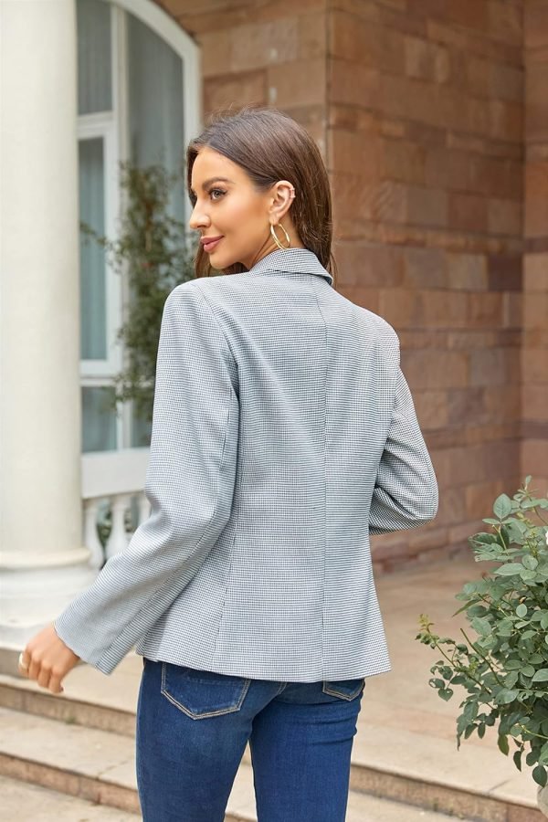 81j6OQCSeuL._AC_SL1500 Womens Casual Blazers Long Sleeve Lapel Button Slim Work Office Blazer Jacket